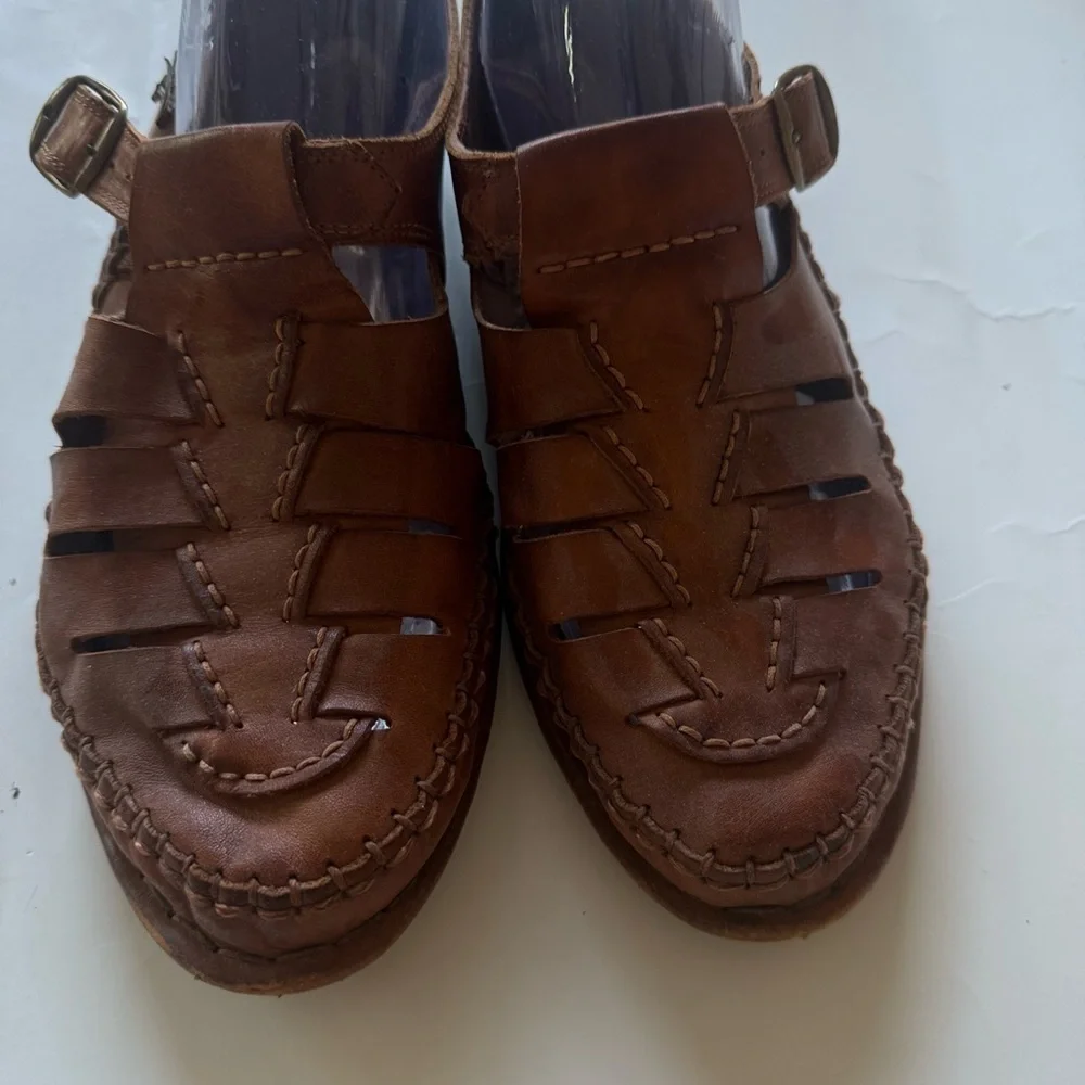 MENS PIKOLINOS Brown Leather Sandals Comfortable Casual Design